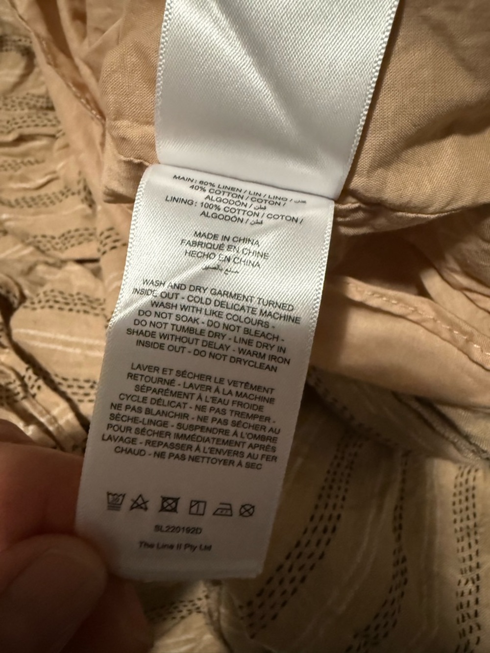 SIGNIFICANT OTHER
JORDAN DRESS - ALMOND/ BLACK STRIPE - Picture 5 of 16